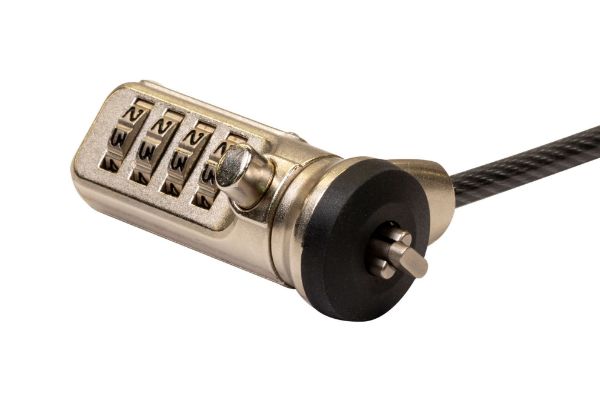 Picture of 2m Locking Security Cable for use w/ Kensington Security Slot. Easy to Instal