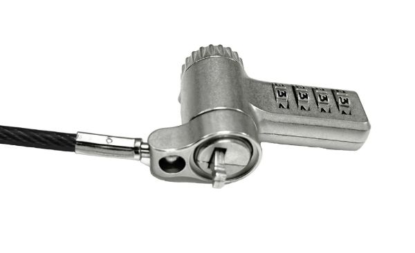 Picture of 2m UniverOne-for-All Locking Security Cable 4-Digit Resettable Combo Lock