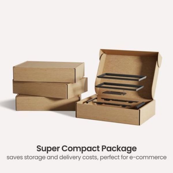 Picture of 43''-95'' Fixed Slim TV Wall Mount Supports Up to 75Kgs Automatic Spring Locks