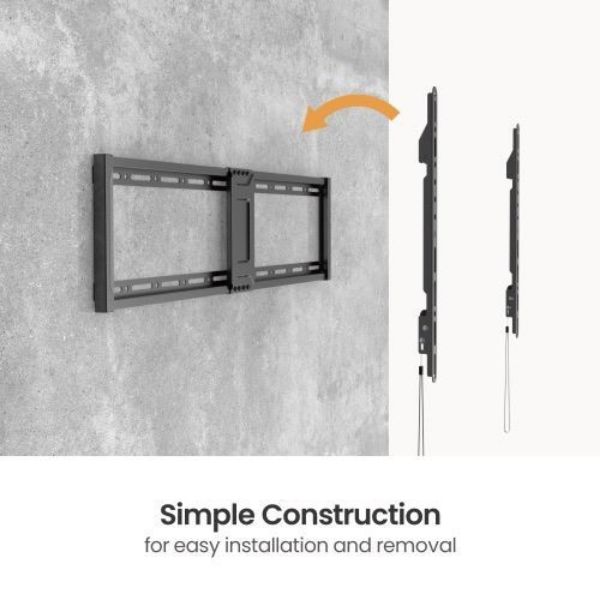 Picture of 43''-95'' Fixed Slim TV Wall Mount Supports Up to 75Kgs Automatic Spring Locks