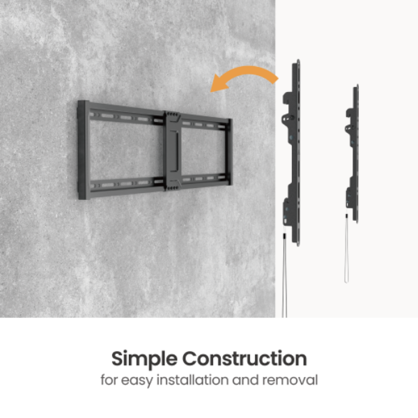 Picture of 43''-95'' Tilt Slim TV Wall Mount Supports Up to 75Kgs Automatic Spring Locks