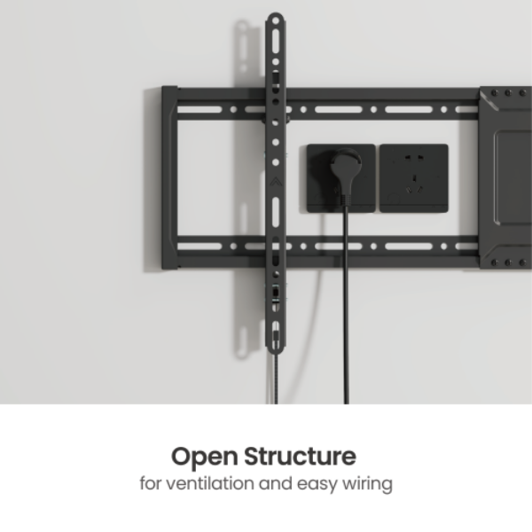 Picture of 43''-95'' Tilt Slim TV Wall Mount Supports Up to 75Kgs Automatic Spring Locks