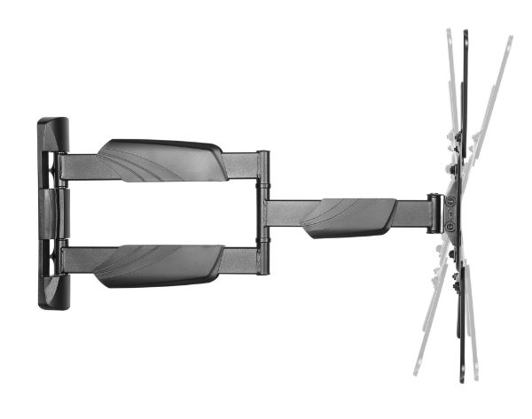 Picture of 23''-65'' Full Motion TV Wall Mount Bracket Lenghtened Arm Extend Tilt & Swivel. VESA