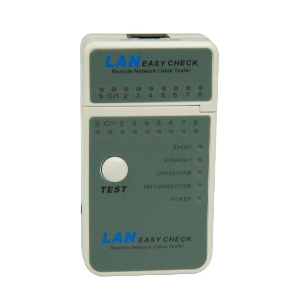 Picture of Mini LAN Data Cable Tester w/ LED & Beep Sound Indicators Test RJ45/UTP & STP