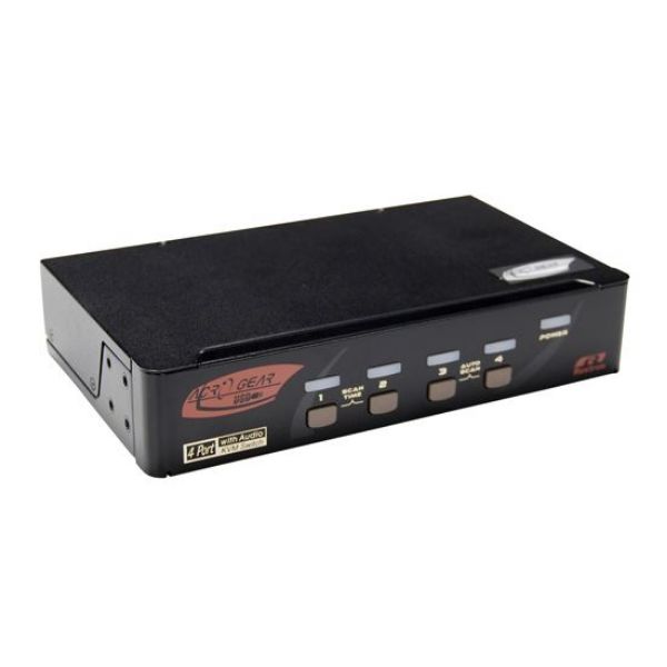 Picture of 4 Port HDMI USB KVM Switch w/ Audio. USB Console. Full HD (1920x1080). 7.1 Channel