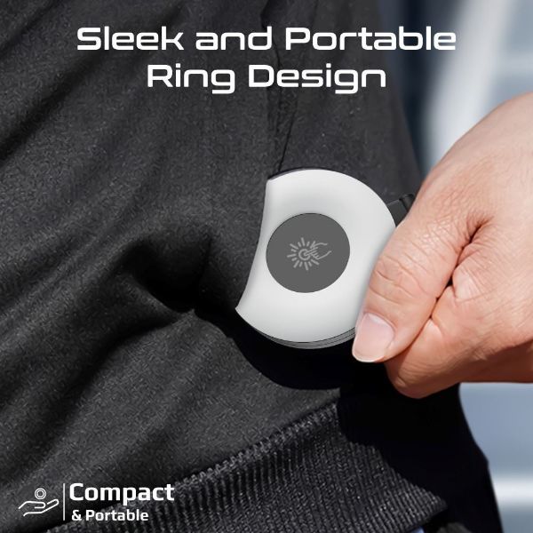 Picture of Ultra-Slim LED MagSafe Rechargeable Ring Light. 3 LED Modes 180 Degree Angle