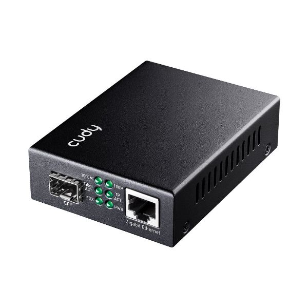 Picture of Gigabit SFP Media Converter Gigabit RJ45 Port to SFP Slot Gigabit 10/100/1000Base RJ45 t