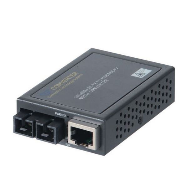 Picture of Compact Fast Ethernet Media Converter 10/100Base-TX to 100Base -FX SC Multimode Fibre
