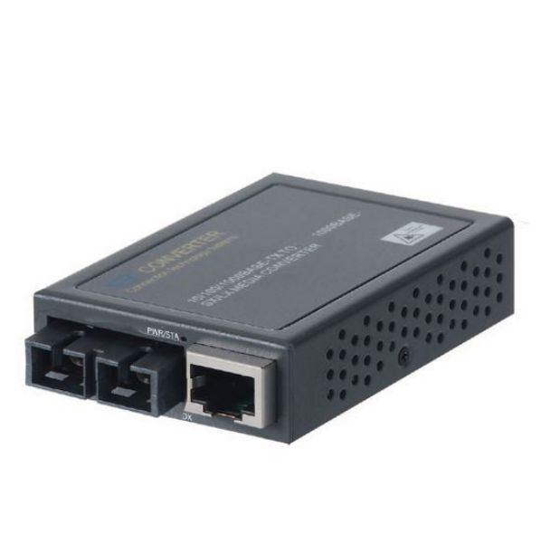 Picture of Compact Gigabit RJ45 to SC Multimode Fibre Media Convert 10/100/1000Base-TX RJ45 1000