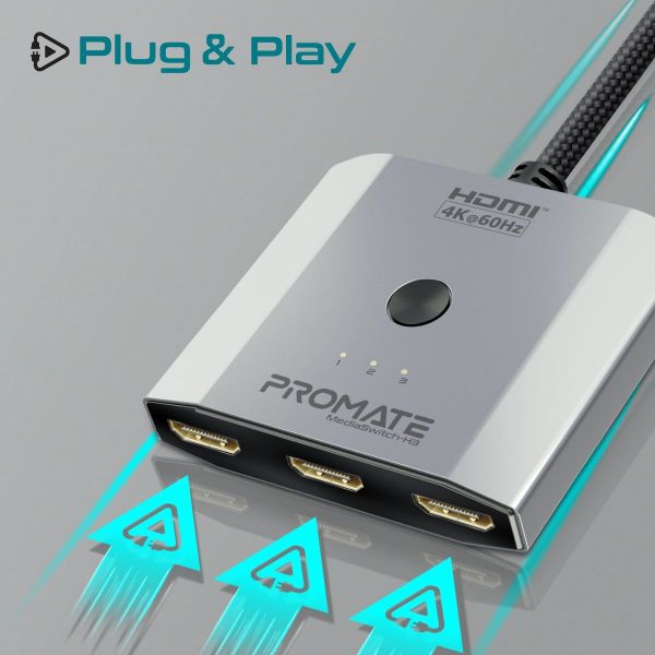 Picture of 3-in-1 Triple HDMI Switch