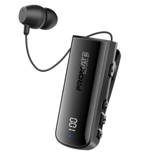 Picture of Mono Bluetooth Earphone w/ Dynamic HD Sound & Built-in Mic Retract Earphone