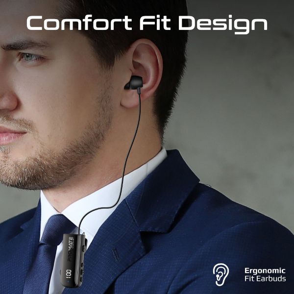 Picture of Mono Bluetooth Earphone w/ Dynamic HD Sound & Built-in Mic Retract Earphone