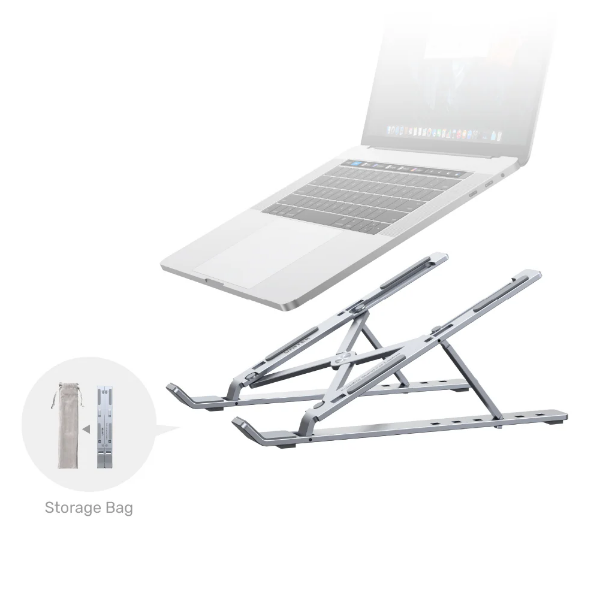 Picture of Adjustable & Foldable Laptop Stand. Creates a Comfortable Angle
