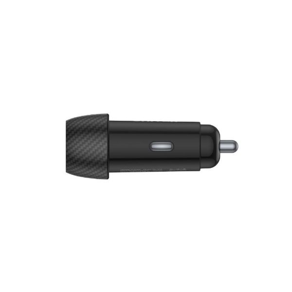 Picture of 38W Car Charger w/ Dual USB Ports. 1 x USB-C up to 20W Power Delivery 1 x USB-A