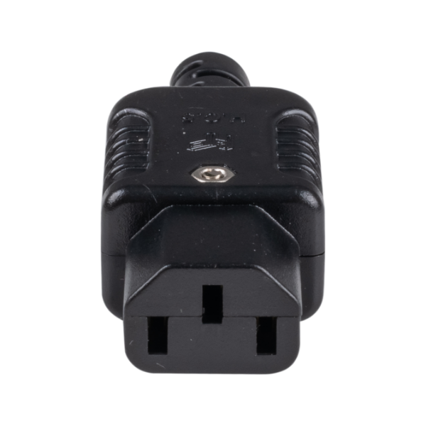 Picture of Re-wire able IEC Female C13 10A Trailing Socket Termination Screw Terminals