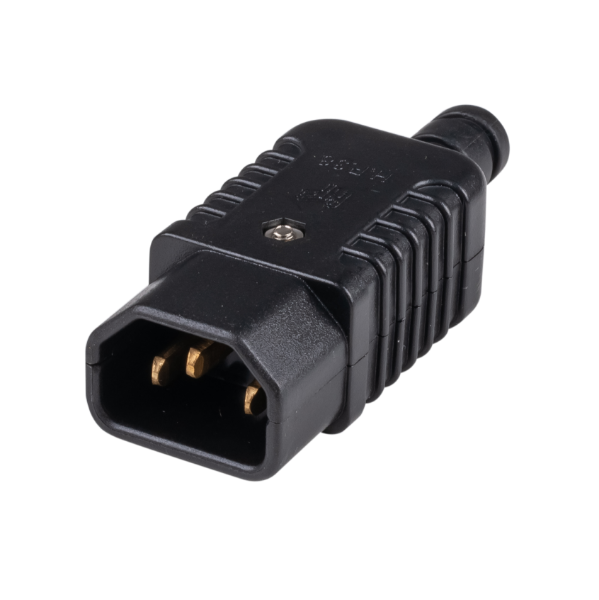 Picture of Re-wire able IEC Male C14 10A plug Termination: Screw Terminals