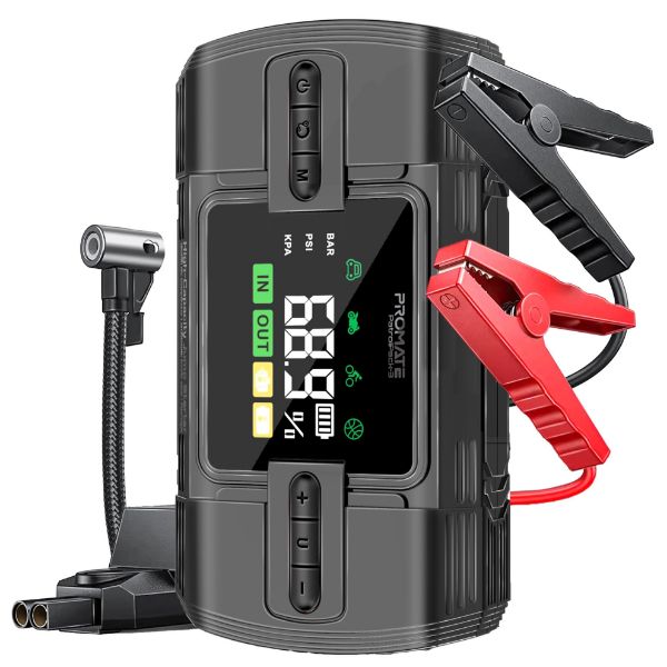 Picture of 4in1 1200A/12V Heavy Duty Car Jump Starter Air Compress 12000mAh Power Bank 150PSi