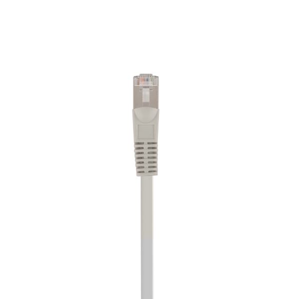 Picture of 2m Cat6 Beige STP Patch Lead T568A 26AWG Shielded Plug.