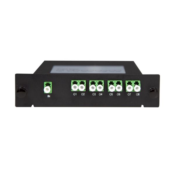Picture of PLC Fibre Optic 1:8 LC/APC Splitter Cassette Module 1x IN & 8x Out