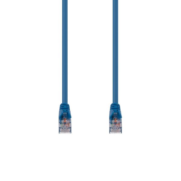 Picture of 2m Cat6 Blue UTP Patch Lead T568A 250MHZ 24AWG Unshielded Plug.