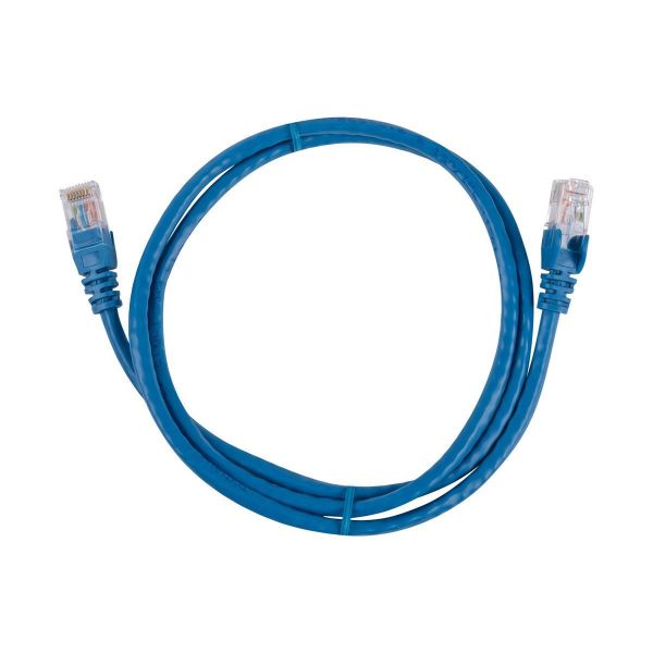 Picture of 40m Cat6 Blue UTP Patch Lead T568A 250MHZ 24AWG Unshielded Plug.