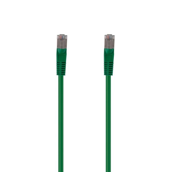 Picture of 0.Cat6A S/FTP Green 10G Patch Lead 26AWG 500MHz Shielded Plug. Cat6 Augmented