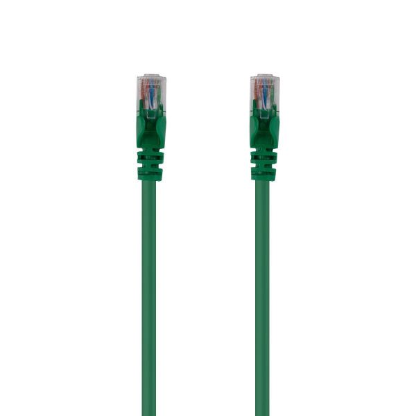 Picture of 0.Cat6 Green UTP Patch Lead T568A 250MHZ 24AWG Unshielded Plug.