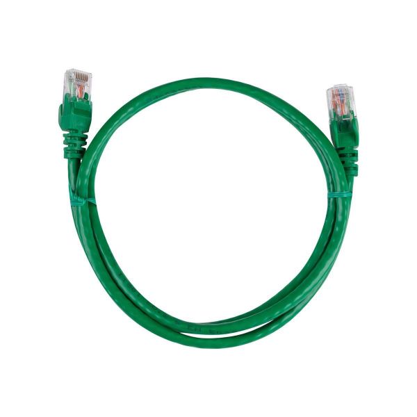 Picture of 0.75m Cat6 Green UTP Patch Lead T568A 250MHZ 24AWG Unshielded Plug.