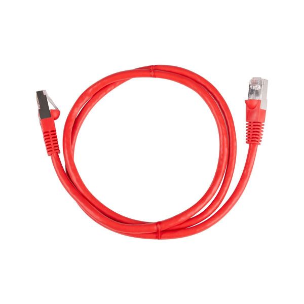 Picture of 0.Cat6A S/FTP Red 10G Patch Lead 26AWG 500MHz Shielded Plug. Cat6 Augmented