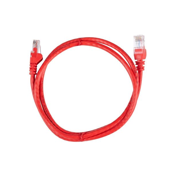 Picture of 2m Cat6 Red UTP Patch Lead T568A 250MHZ 24AWG Unshielded Plug.