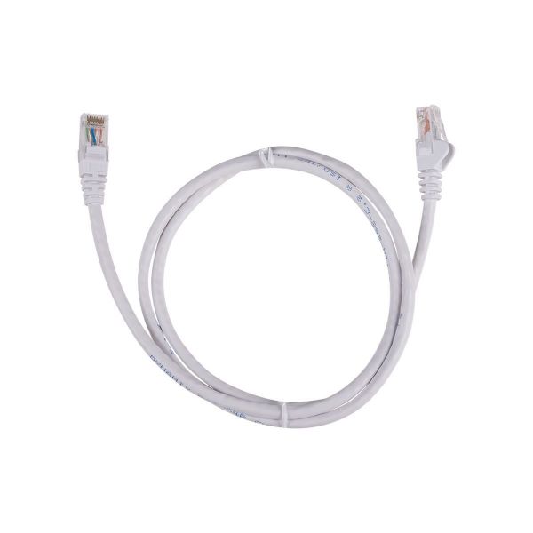 Picture of 5m Cat6 White UTP Patch Lead T568A 250MHZ 24AWG Unshielded Plug.