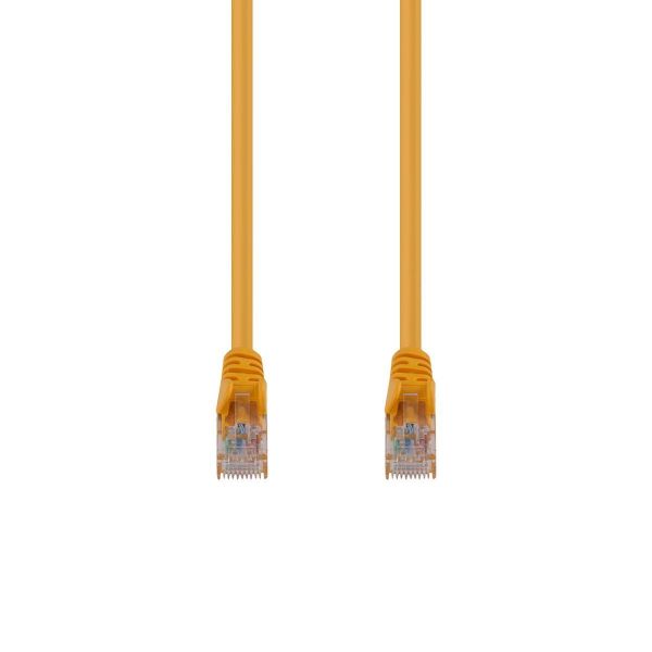 Picture of 1.5m Cat6 Yellow UTP Patch Lead T568A 250MHZ 24AWG Unshielded Plug.