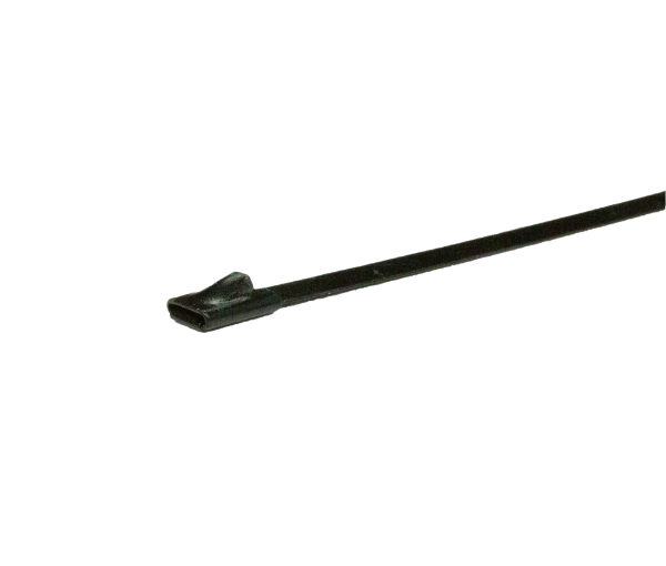 Picture of 4.6 x 200mm 316L Stainless Steel Cable Ties Pack of 100 667N/68kgs Tensile Strength