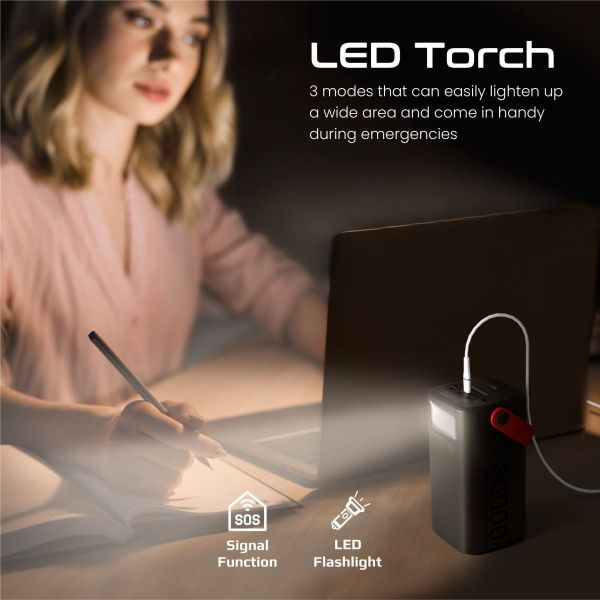 Picture of 80000mAh High Capacity Power Bank 65W Power Delivery. Multiple Input/Output Ports