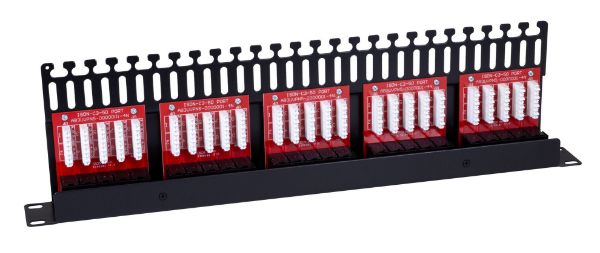 Picture of 50 Port 19'' Voice Rated Patch Panel Unshielded. Cat3 Rated Active pins 4 5 & 3 7