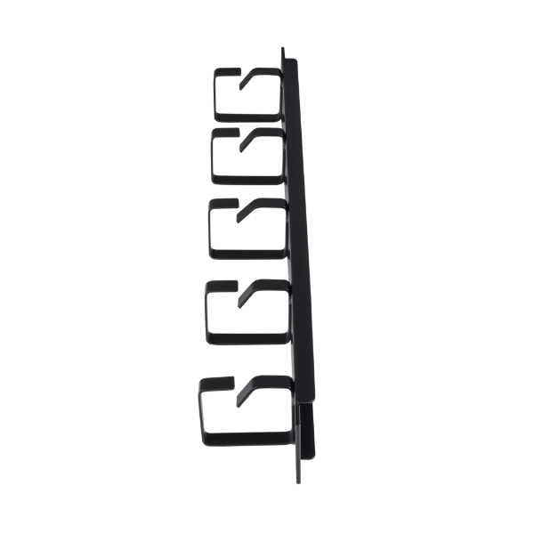 Picture of 19'' 1RU 55mm Deep Metal Cable Management Bar Supplied w/ Cage Nuts