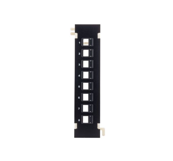 Picture of Mini 8 Port Unloaded Keystone Patch Panel