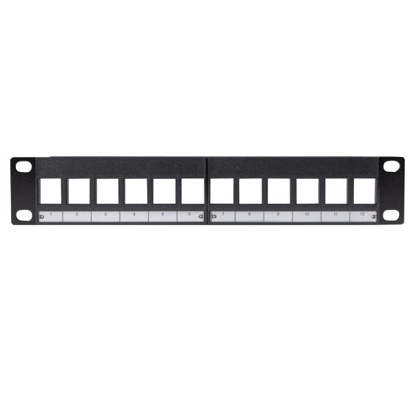 Picture of 10'' 12 Port Unloaded Keystone Panel