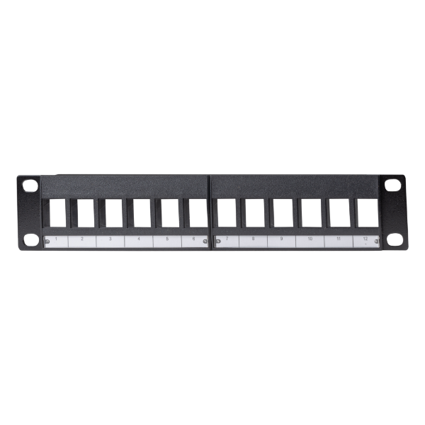 Picture of 10'' 12 Port Unloaded Keystone Panel