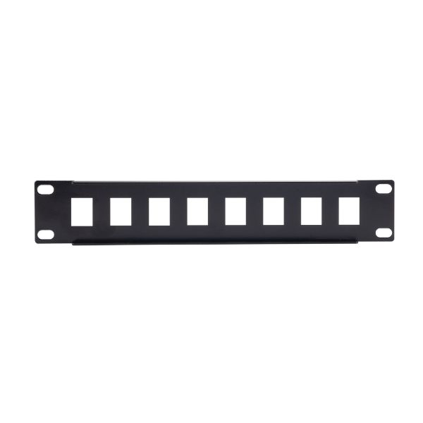 Picture of 10'' 8 Port Unloaded Keystone Jack Patch Panel for 10'' Cabinet R10 Series