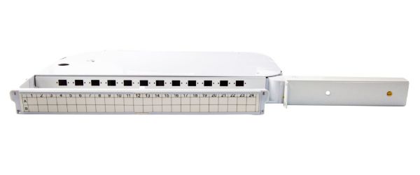 Picture of 1U Rotary 24 Ports SC Simplex Footprint Unloaded Right Hinge