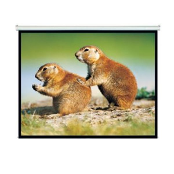Picture of 150'' Projector Screen Manual Self Locking Matte 4:3 Aspect ratio