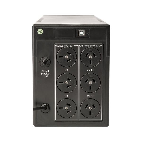 Picture of Defender 1200VA(720W) Line Interactive UPS 3x NZ Power Sockets w/ Surge+Battery