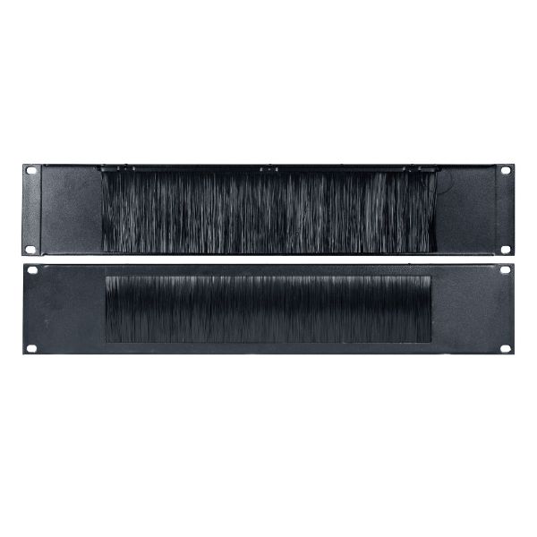Picture of 2RU 19'' Brush Cable Management Bar Black Colour