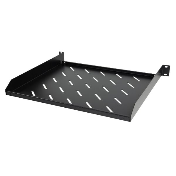Picture of 1RU 19'' Cantilever Shelf. 370mm Deep Weight Rating: 18kg Black Colour