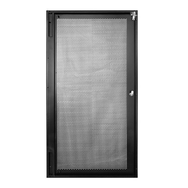 Picture of Mesh Front Door 600mm 27U w/ Small Round Lock for Wall Mounted Cabinets.
