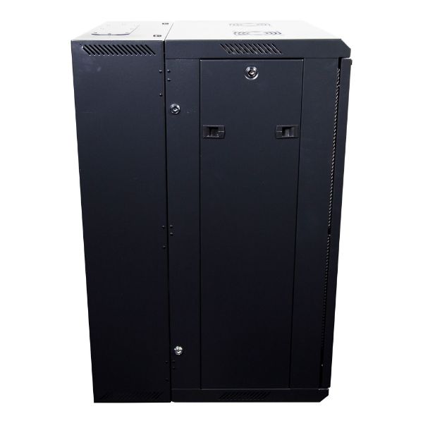 Picture of 12RU 600mm Deep Universal Swing Wall Mount Cabinet. 200mm Removable Backmount.