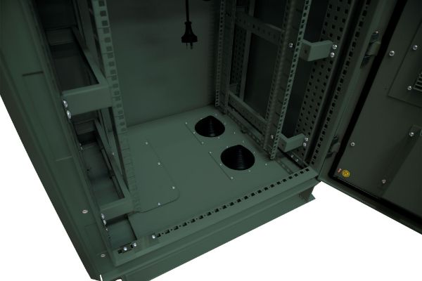 Picture of 18RU Outdoor FreeStanding Cabinet. (800x800x18U) IP45 Rated