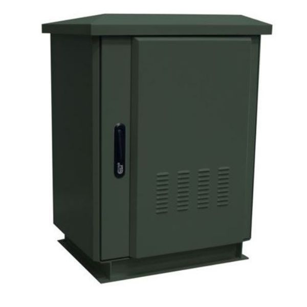 Picture of 18RU Outdoor FreeStanding Cabinet. (800x800x18U) IP45 Rated