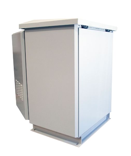 Picture of 18RU Outdoor FreeStanding Cabinet. (800x800x18U) IP45 Rated